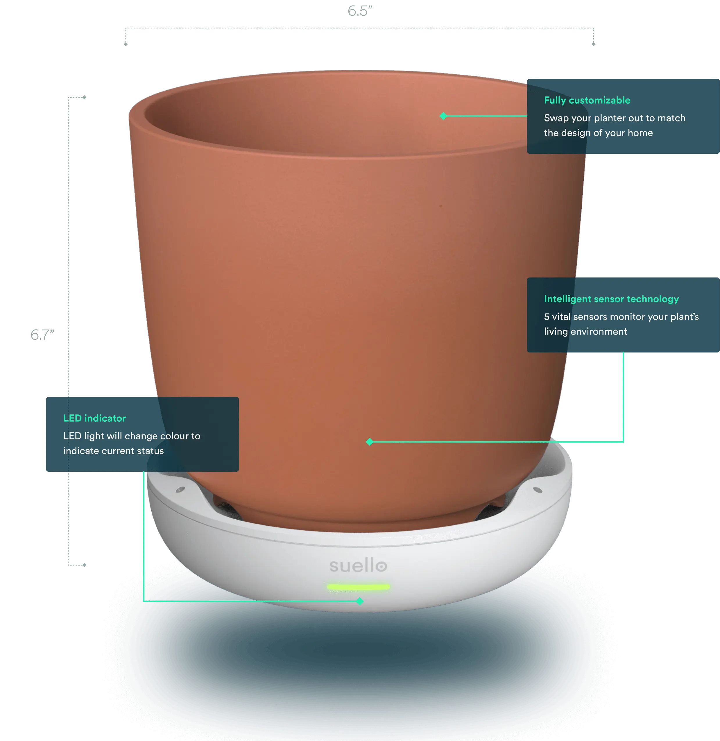 Suello plant pot